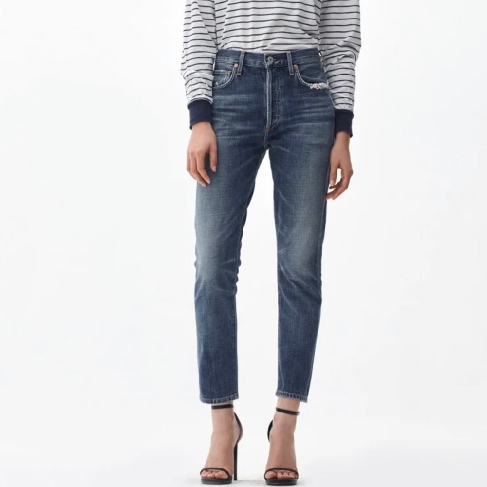 Citizens of Humanity Premium Vintage Liya High Rise Classic Fit Crop Jeans 26